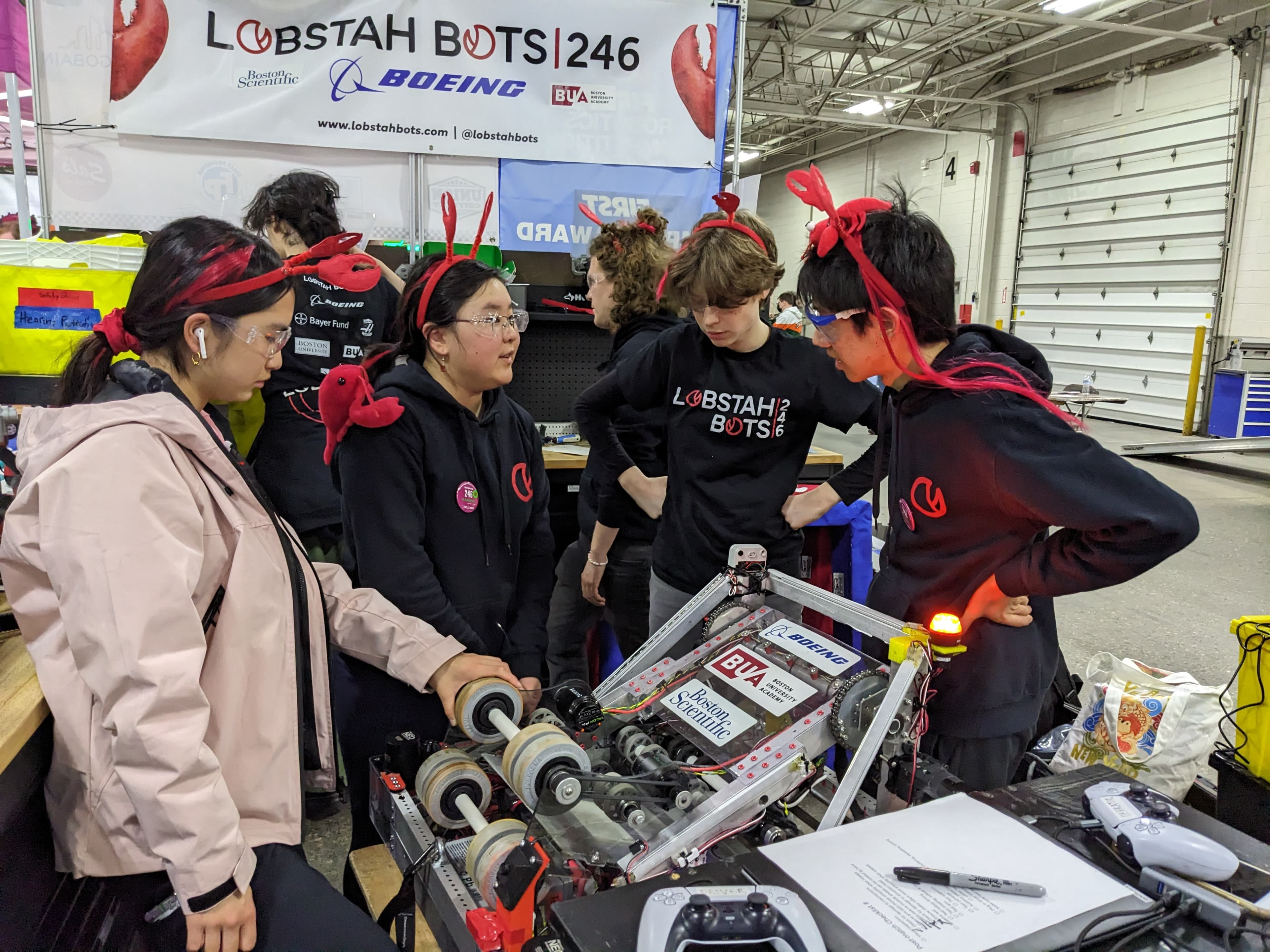 Pit Crew At District Champs